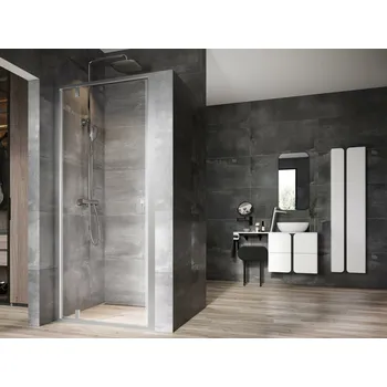 Sprchové dveře RAVAK Sprchové dveře Ravak Nexty NDOP1 90 jednodílné, satin/transparent, 03O70U00Z1 03O70U00Z1
