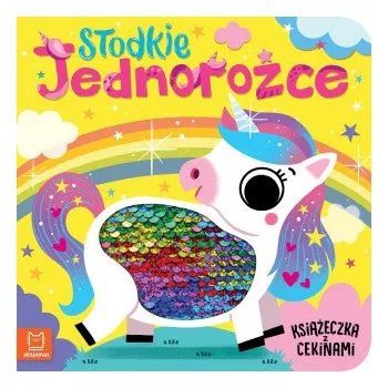 První čtění Słodkie jednorożce. Książeczka z cekinami (Grażyna Wasilewicz)(Pevná)