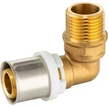 PEXAL koleno s vnějším závitem 16 x 3/4" - Lisovací tvarovka (TH)