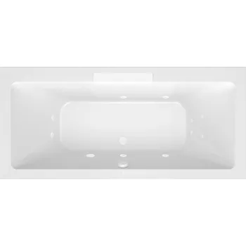 Vana CASCATA hydromasážní vana, 185x85x45cm, kaskáda bílá, Active Hydro, bílá