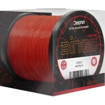 Vlasec Delphin Bingo Matt Red Carp 0,30 mm 300 m