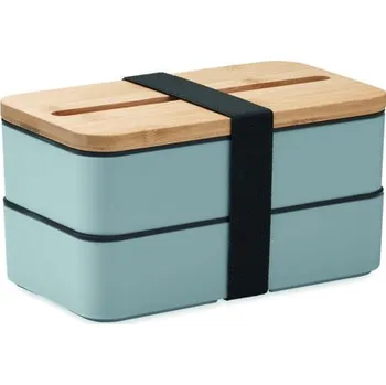 Svačinový box Krabička na oběd z PP Wint - Petrolejová, Firemní dárkové předměty s vlastním potiskem