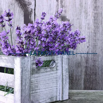 Látkový panel - Levandule - LE-15 Velikost: 30x30cm, Materiál: Bavlna