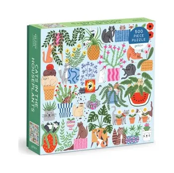Hračka Cats in the Houseplants 500 Piece Puzzle (Galison)(Puzzle)