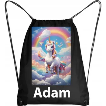 Školní batoh Školní Vak na Boty Batoh na Tělocvik Do Školky Jednorožec Unicorn #1