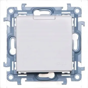 Elektrická zásuvka Simon 10 Zásuvka Schuko IP44 bílá CGSZ1B.01/11 Kontakt-Simon