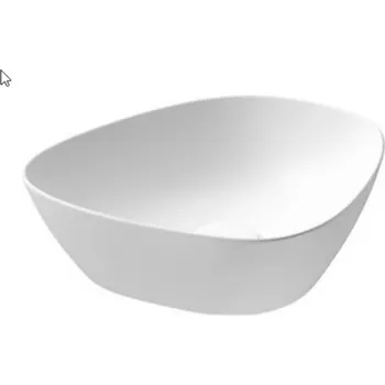 Umyvadlo CERSANIT 3D Umyvadlo Cersanit Kontra 38 na desku bílé matné nepravidelné, K682-014 K682-014