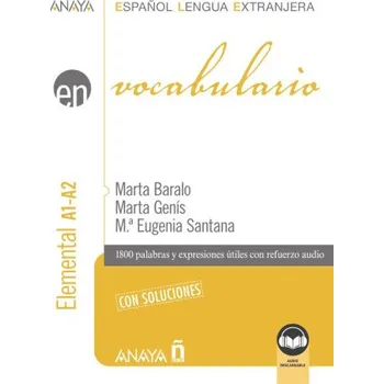 Německý jazyk VOCABULARIO NIVEL ELEMENTAL A1 A2 EDICION 2023 (BARALO OTTONELLO,MARTA,GENIS PEDRA,MAR)(Brožovaná)