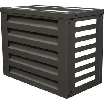 Příslušenství pro klimatizaci ZLKL Kryt klimatizace a jednotky tepelného čerpadla na zeď Antracit vel. S