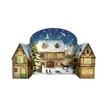 Kalendář Adventskalender "Weihnachtsabend im Dorf" (Raphaela Berendt)(Kalendář)