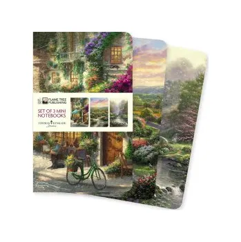 Cizojazyčná kniha Thomas Kinkade Set of 3 Mini Notebooks (Pevná)