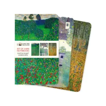 Cizojazyčná kniha Klimt Landscapes Set of 3 Mini Notebooks (Diář)