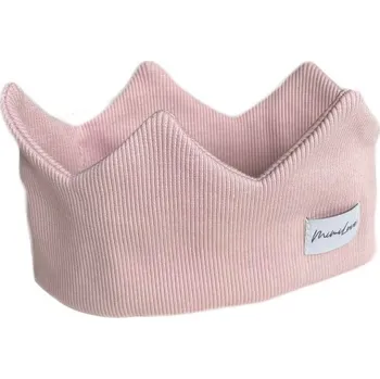 Čelenka Bavlněná čelenka Korunka Mimilove - Růž 6-12 měsíců