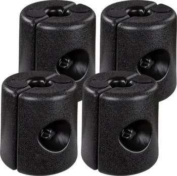 Zahradní stan Závaží na nohy pro zahradní párty stany, plast plnitelný vodou / pískem, 4 ks, černá barva