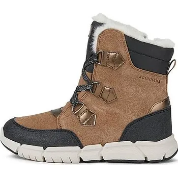 Dívčí zimní obuv GEOX dětská zimní obuv Flexyper J16APA/022FU/C6175 whisky - nepromokavá 34