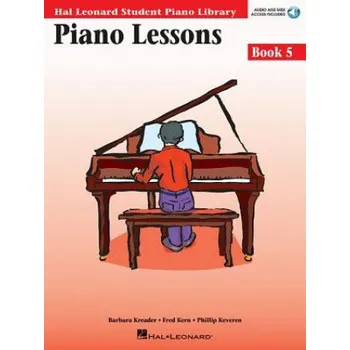 Piano Lessons Book 5: Hal Leonard Student Piano Library [With CD (Audio)] (Fred Kern,Barbara Kreader,Phillip Keveren)(Brožovaná)