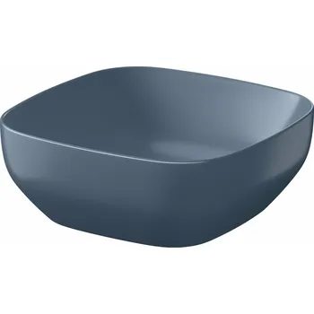 CERSANIT 3D Umyvadlo Cersanit Larga 38 na desku modré matné čtvercové, K677-064 K677-064