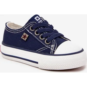 Chlapecké tenisky BIG STAR SHOES Dětské Klasické Tenisky Big Star BIG STAR SHOES modrá | bílá 3391592