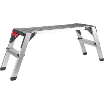 Stavební technika Hliníková pracovní plošina o šířce 1270 mm a výšce 500 mm o nosnosti 150 kg