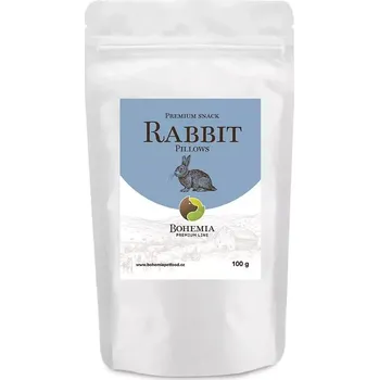 Pamlsek pro psa BOHEMIA Králičí polštářky pamlsky pro psy 100g (Plněné pamlsky pro psa)