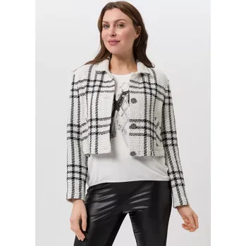 Dámské sako TUZZI EBONY dámská bunda černobílá pletená