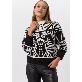 Dámský svetr TUZZI EBONY dámský svetr černobílý