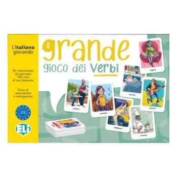 Cizojazyčná kniha Il grande gioco dei verbi (collegium)(Hra)