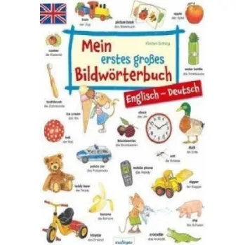První čtění Mein erstes großes Bildwörterbuch - Englisch/Deutsch (Kirsten Schlag)(Leporelo)
