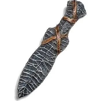 Karnevalový doplněk Epic Armoury Měkčený latexový vrhací nůž - kamenný