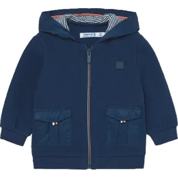 Chlapecká mikina MAYORAL chlapecká mikina s kapucí na zip, tmavě modrá - 92 cm