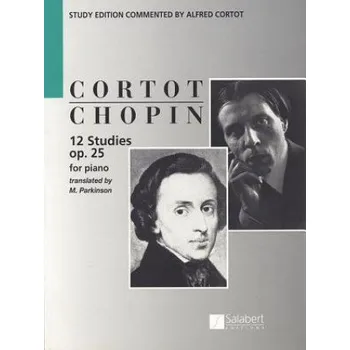 Chopin: 12 Studies for Piano, Op. 25 (Frederic Chopin,Alfred Cortot,M. Parkinson)(Brožovaná)
