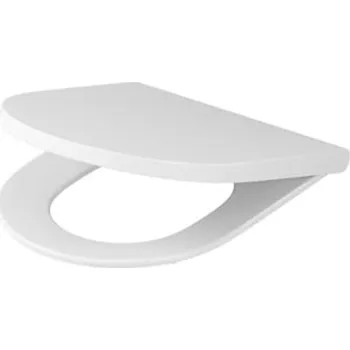 WC sedátko CERSANIT 3D Sedátko Cersanit Werta bílé s poklopem slim duroplast slowcloce, K691-007 K691-007