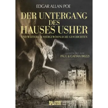 Cizojazyčná kniha Der Untergang des Hauses Usher (illustrierter Roman) (Gaëtan Brizzi,Paul Brizzi)(Pevná)