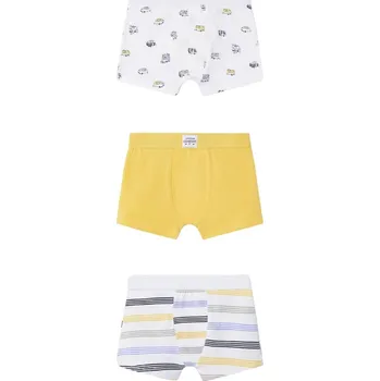 MAYORAL chlapecké boxerky 3 ks obytný vůz žlutá vel. 116 cm