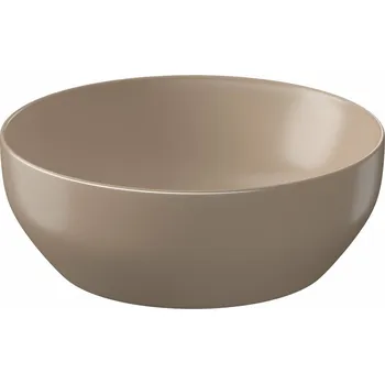 Umyvadlo CERSANIT 3D Umyvadlo Cersanit Larga 40 na desku hnědé matné kulaté, K677-046 K677-046