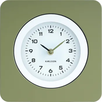 Hodiny Karlsson, Nástěnné hodiny New Vintage, tmavě zelené - Formadore
