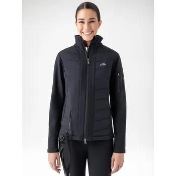 Pánská softshellová bunda Bunda Equiline softshell Entrec kompatibilní s airbag M černá