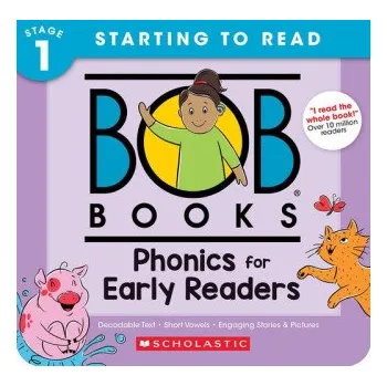 Učebnice Bob Books - Phonics for Beginning Readers Box Set Phonics, Ages 4 and Up, Kindergarten (Stage 1: Starting to Read) (Amy Jindra)(Pevná)