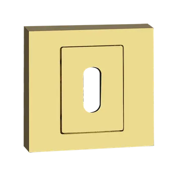 Dveřní kování Kuchinox ROZETA hranatá klíč zlatá