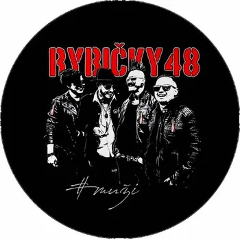 Jedlá dekorace na dort Jedlý papír Rybičky 48 black 19,5cm - Pictu Hap