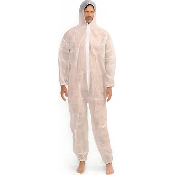 Pracovní kombinéza 2P Servis Overal s kapucí 45g Bílá XL