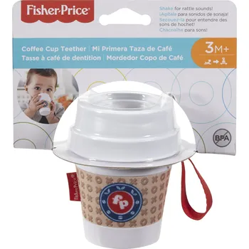 Ortodontické kousátko Fisher-Price plastové bílé