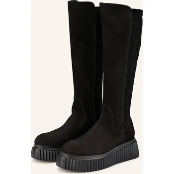 Dámské mokasíny Agl Dámské Kozačky Na Platformě Gloria, černá, 39