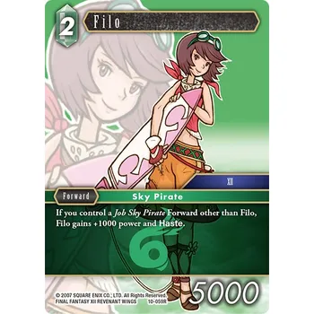 Sběratelská karetní hra Filo 10-059R - Opus X Typ karty: Standard