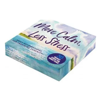 Desková hra More Calm, Less Stress Insight Cards (Deck of 50 Relaxation Cards) (Hra)