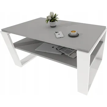 Konferenční stolek Konferenční stolek möbelkap obdélníkový 91 x 51 x 44 cm šedý