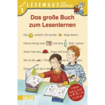 První čtění LESEMAUS zum Lesenlernen Sammelbände: Das große Buch zum Lesenlernen (Antje Schwenker,Manuela Mechtel,Ulrike Pohlmann)(Pevná)