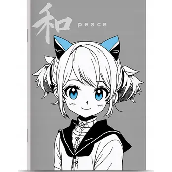 Sešit Sešit A5 linkovaný 32 listů PEACE - X32KA Delta Graphix