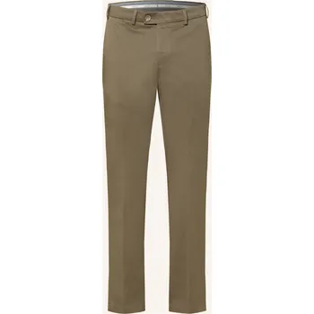 Pánské kalhoty Hiltl Pánské Chino Kalhoty Slim Fit, olivová, 48