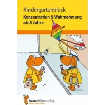 Cizí jazyk Vorschulblock ab 5 Jahre für Junge und Mädchen - Konzentration und Wahrnehmung (Linda Neumann,Sabine Dengl)(Brožovaná)